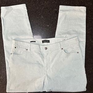 Talbots Women’s size 16 Light Blue‎ Straight Leg Pants Boyfriend Style